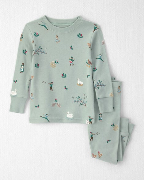 Baby 2-Piece Organic Cotton Pajamas in 12 Days of Christmas Print - Little Planet | Carter's | Carter's Inc