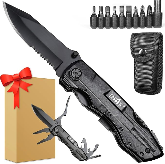 Gifts for Men Him Dad, Pocket Multitool Knife, Christmas Stocking Stuffers for Men, Anniversary B... | Amazon (US)