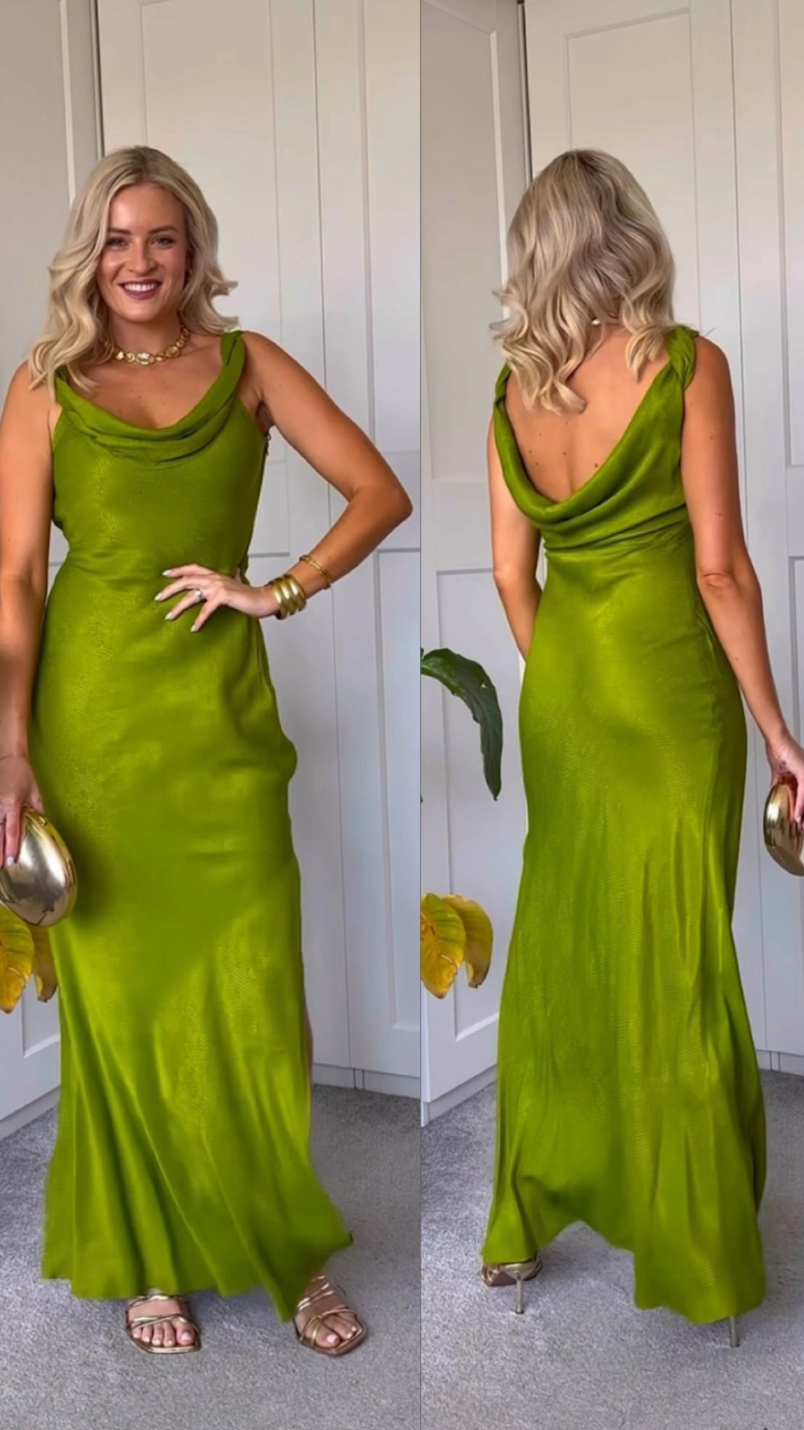 Wow this colour 😍 wearing an 8 

Wedding guest dress, maxi dress, holiday dress 