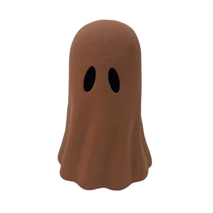 Halloween Paper Mache Ghost Tabletop Decoration, Paper Mache Ghost Tabletop Decoration, Brown, 3.... | Walmart (US)
