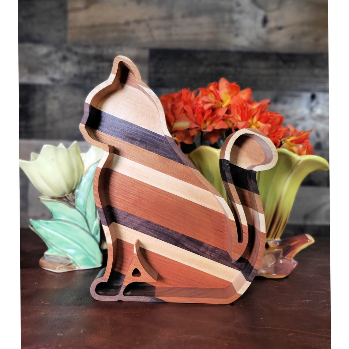 Personalized Cat Wood Catch All Tray / Valet Key Wallet Holder - Etsy | Etsy (US)