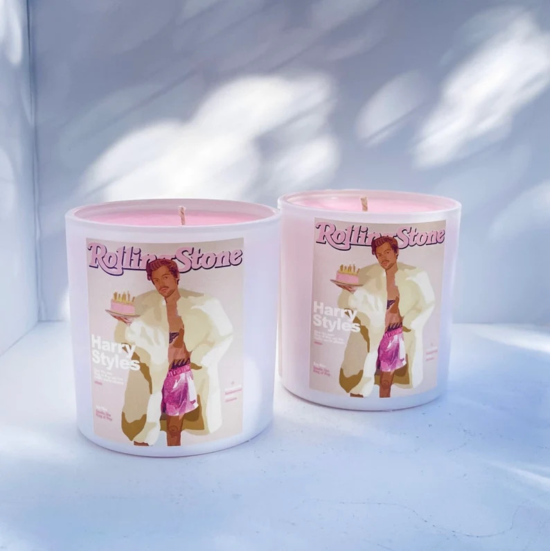 Harry Styles Candle Harry's House Candle Soy Candle Harry Styles Gifts Harry Merch Rolling Stones... | Etsy (US)