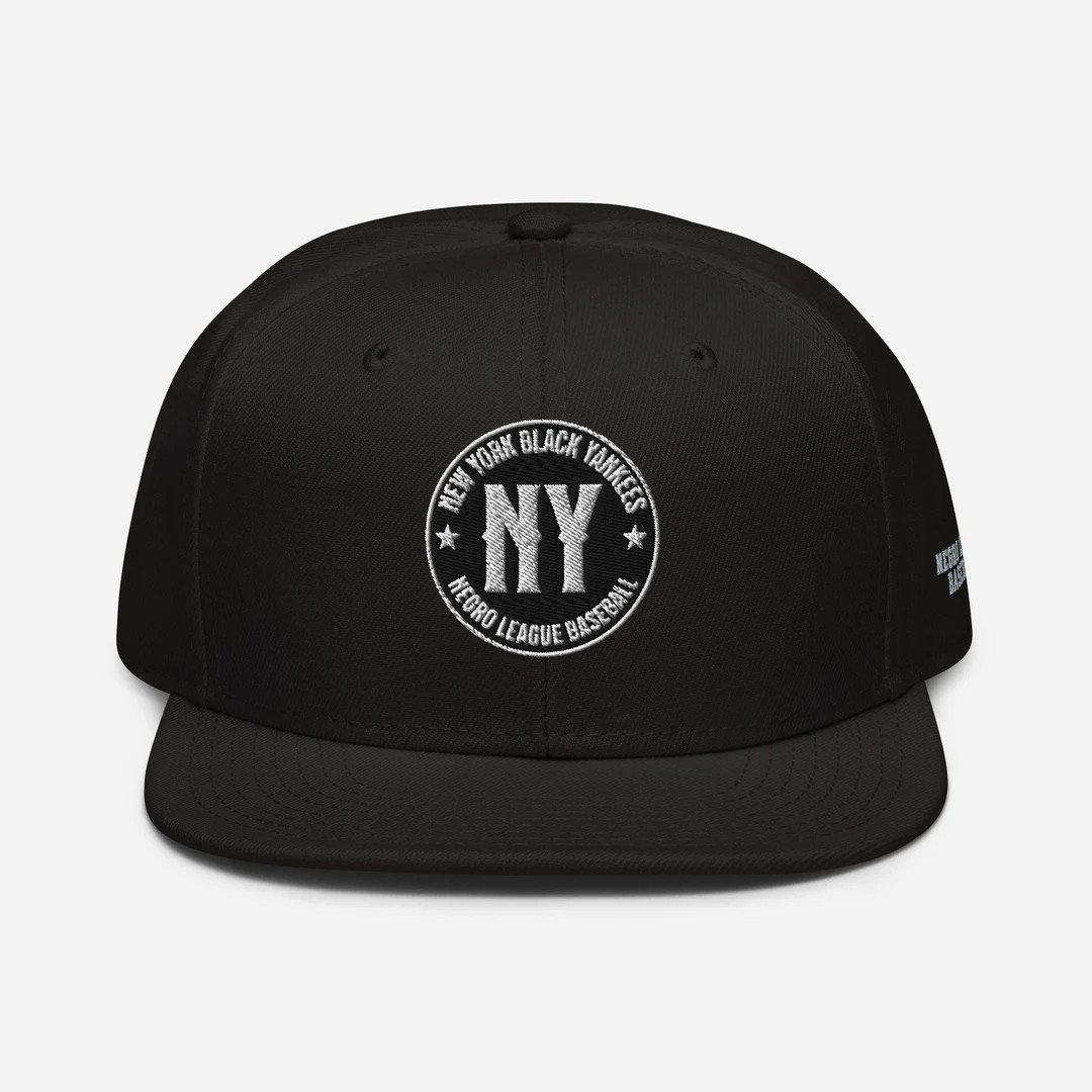 New York Black Yankees Embroidered Negro League Baseball Tribute Snapback Hat - Etsy | Etsy (US)