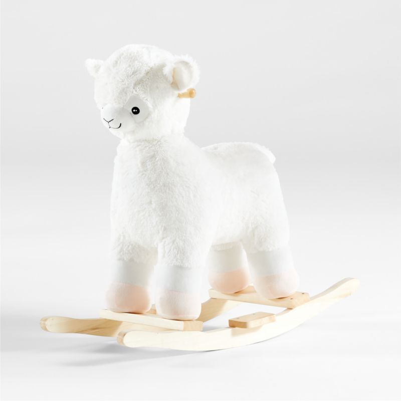 Alpaca Rocker Toy for Toddlers | Crate & Kids | Crate & Barrel