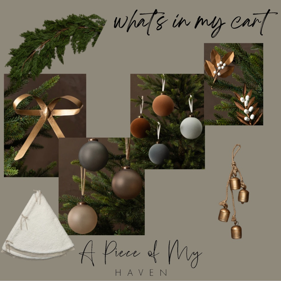 McGee and Co Christmas, velvet Christmas ornaments, flocked ornaments, neutral Christmas tree, Christmas garland, Christmas gold bells

#LTKhome #LTKSeasonal #LTKHoliday