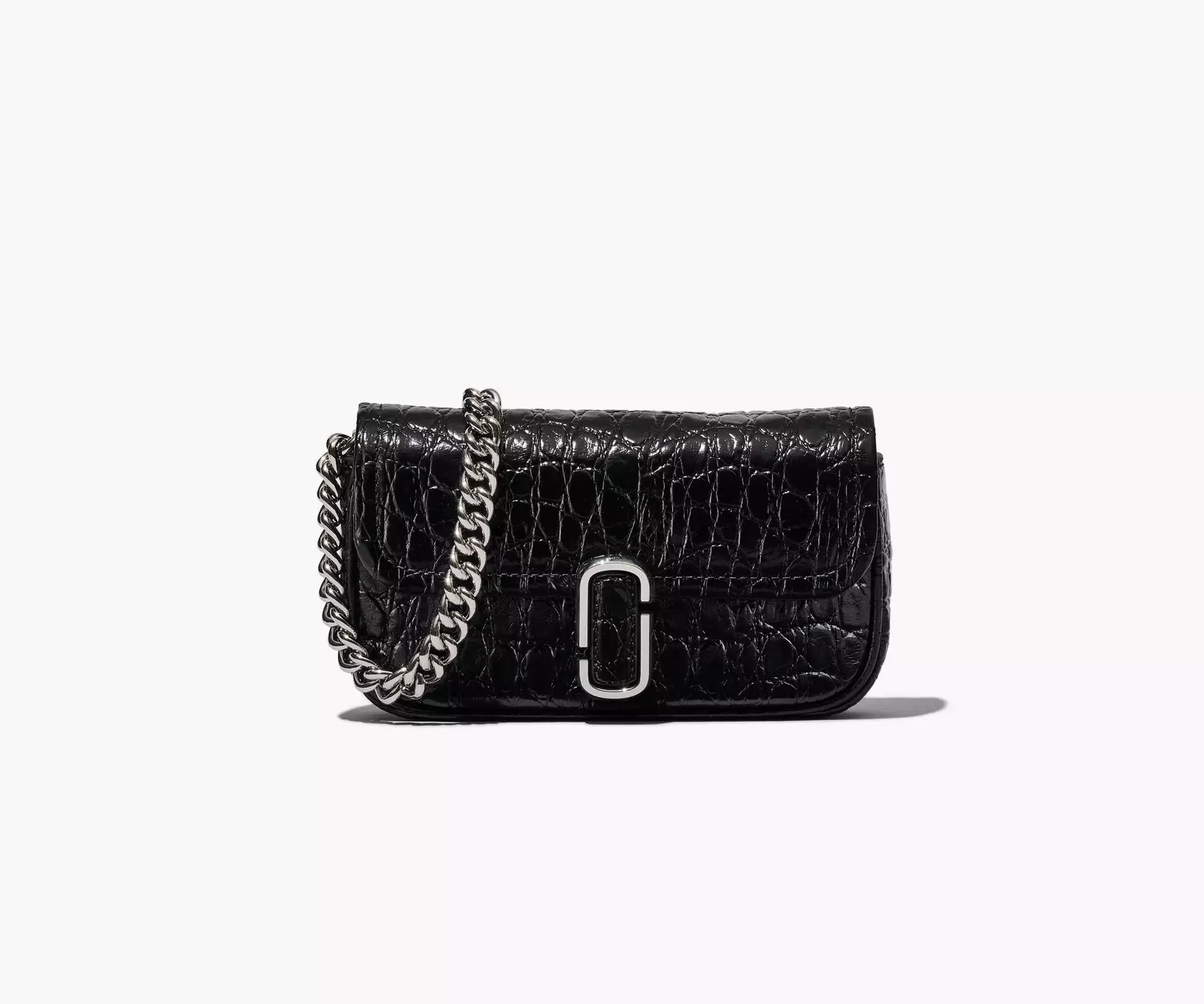 The Croc-Embossed J Marc Mini Shoulder Bag | Marc Jacobs