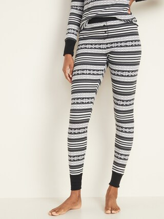 Thermal-Knit Pajama Pants for Women | Old Navy (US)