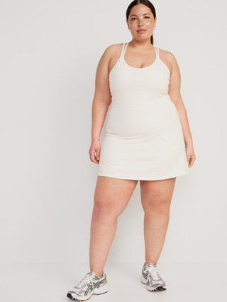 PowerChill Sleeveless Strappy Shelf-Bra Dress for Women | Old Navy (US)