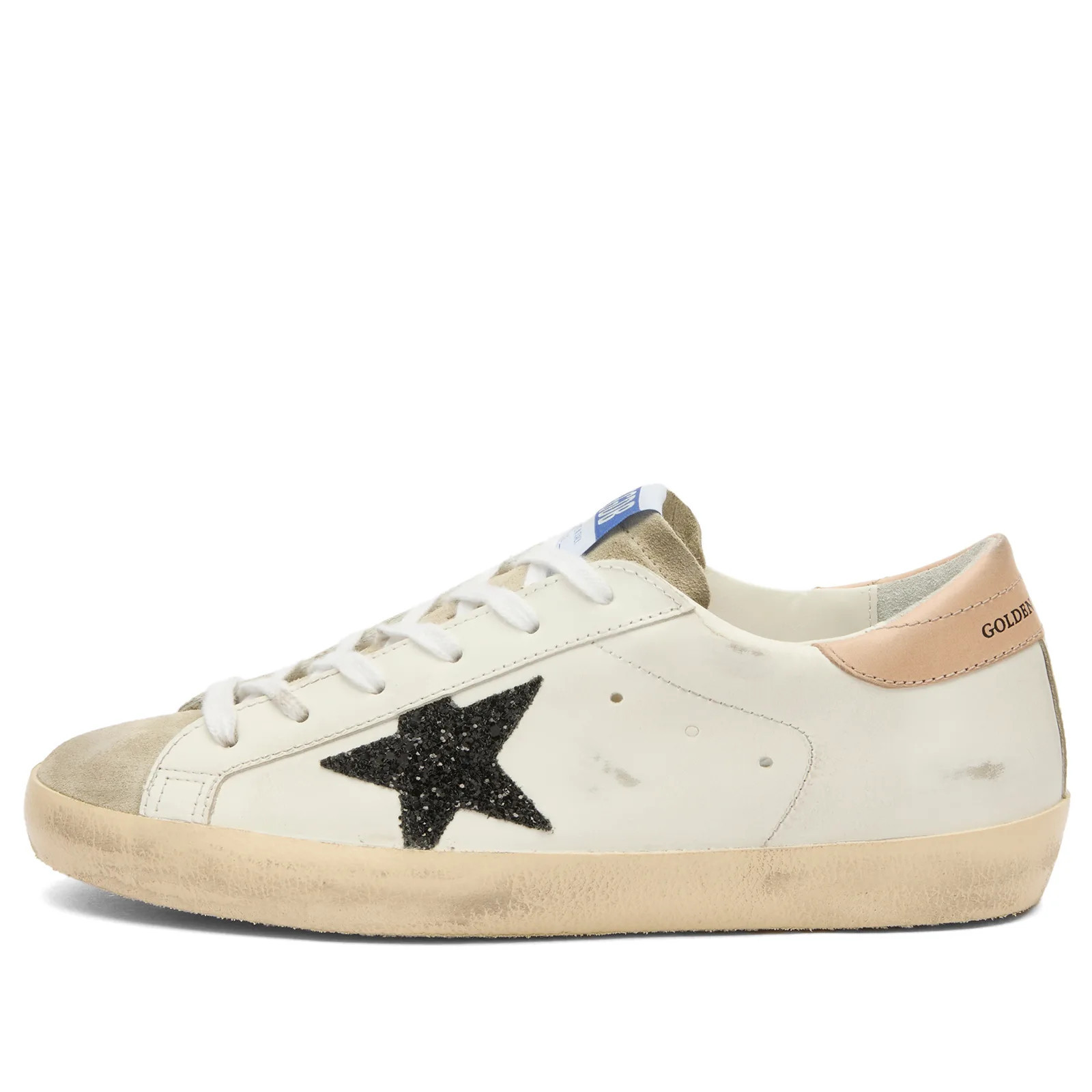 Golden Goose Women's Super Star Sneaker in White/Taupe/Black, Size EU 36 | END. Clothing