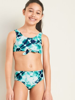 Tie-Front Bikini for Girls | Old Navy (US)