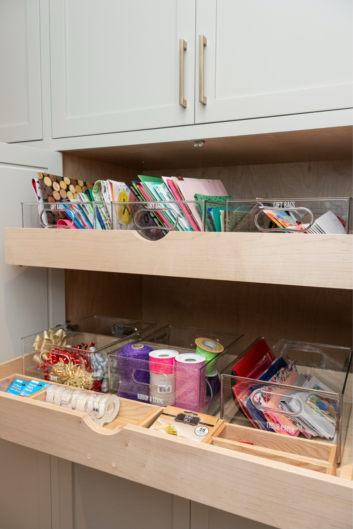 Prepare for holiday magic! Set up a gift zone to keep your wrapping paper and bows organized and ready for all the festivities  #LTKHoliday

#LTKHome