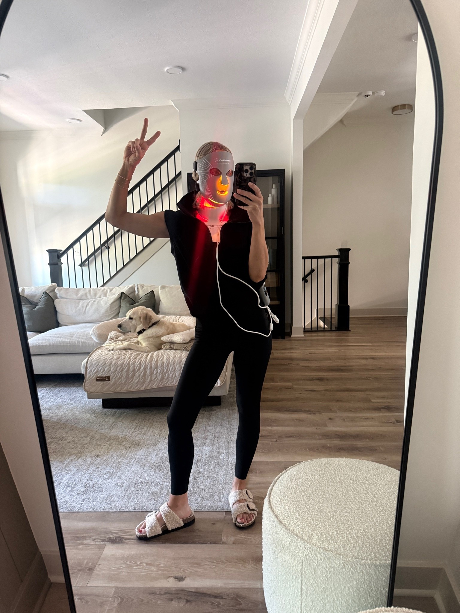 Wearing small leggings, sports bra + fleece (code: LAWXSPANX - new customers)

Mask Code: ABOVETHELAW

#LTKOver40 #LTKActive #LTKBeauty