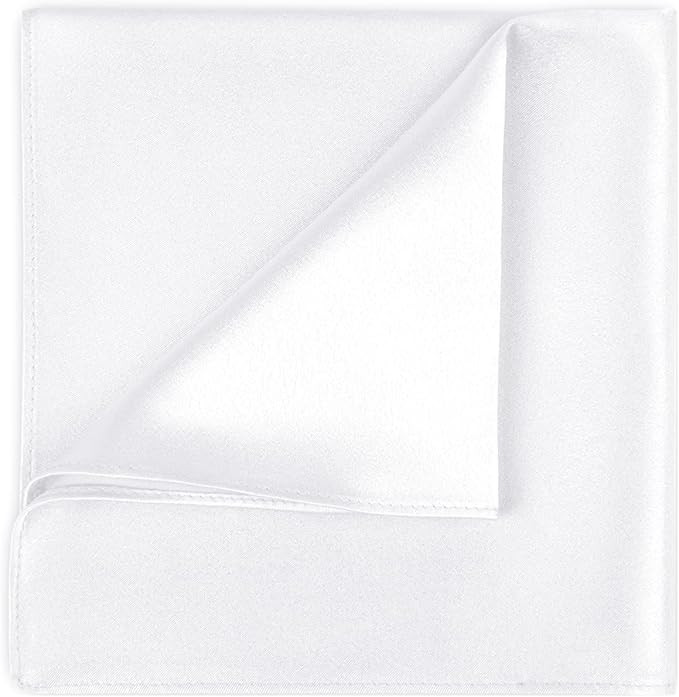 Selected Hanky Satin Pocket Square for Men Solid Color | Amazon (US)