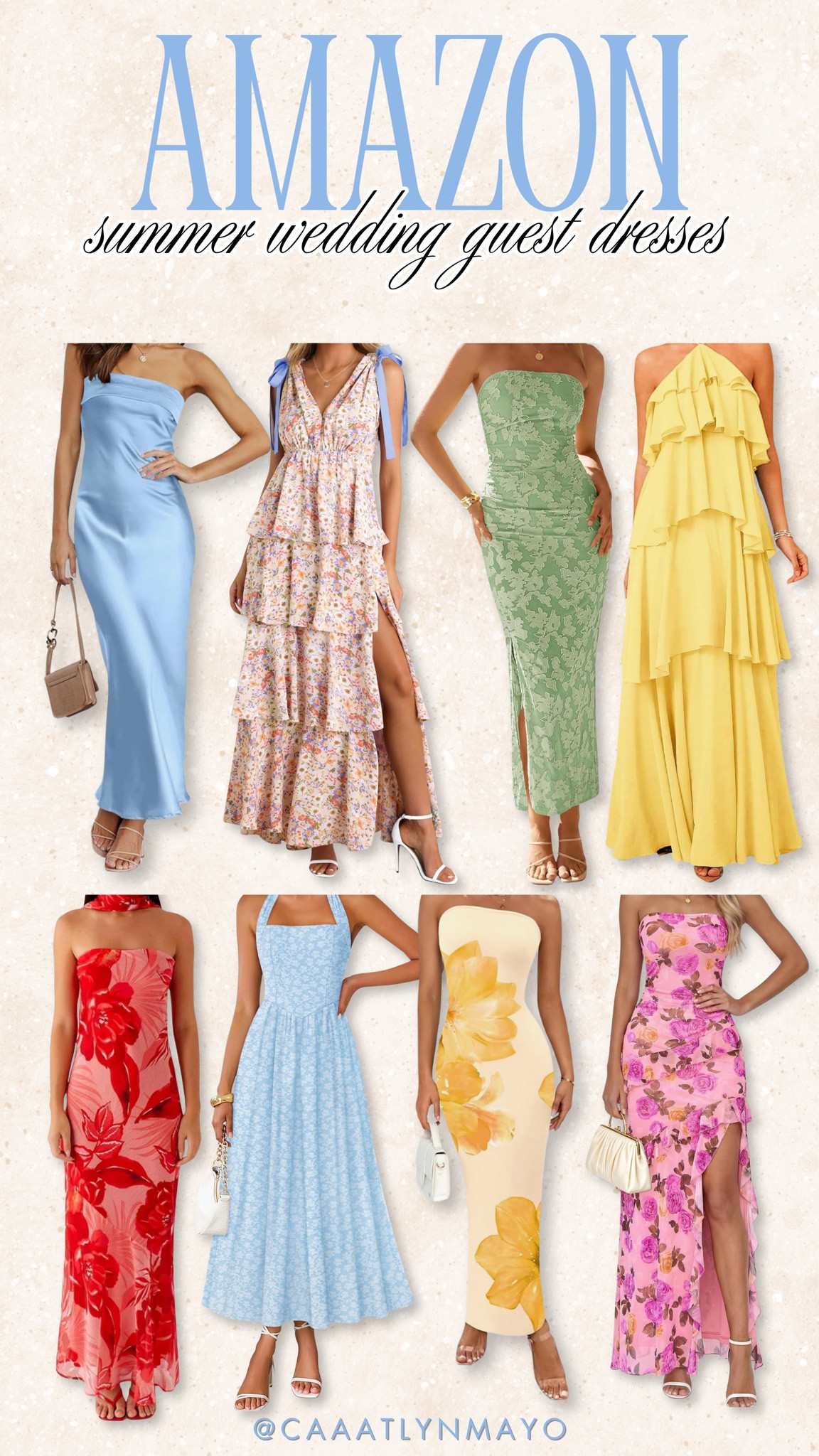 Get ready to dazzle at your next wedding with these stunning summer wedding guest dresses! Perfect for any sunny celebration. #weddingseason #summerweddings #amazonfashion

#LTKgrwm #LTKSeasonal #LTKWedding