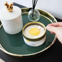 Vanilla Tin Soy Candle, Soy Wax Funny Candles, Scented Candle in Egg Shape, Vanilla Birthday Gift, C | Etsy (US)