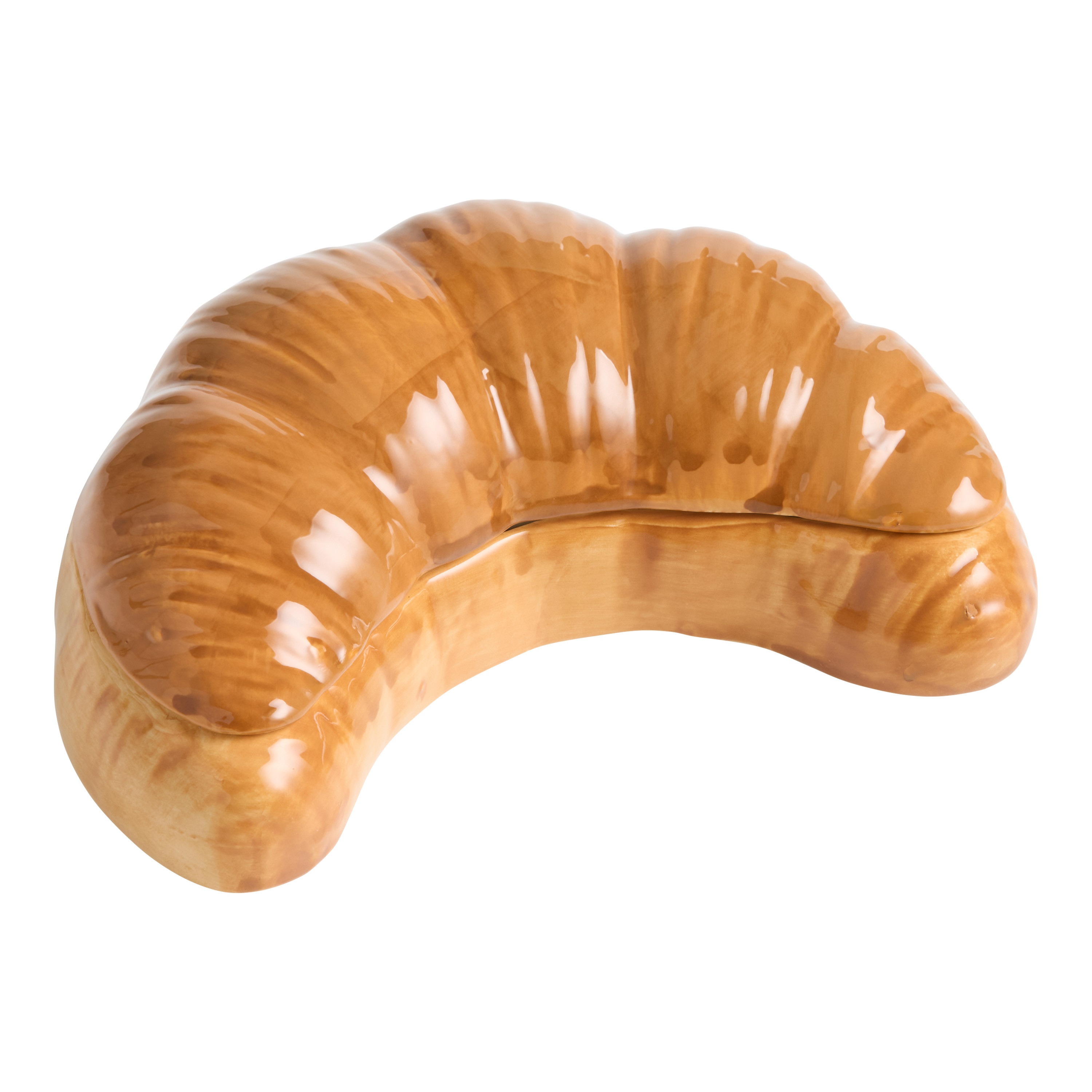 Ceramic Croissant Trinket Box - World Market | World Market