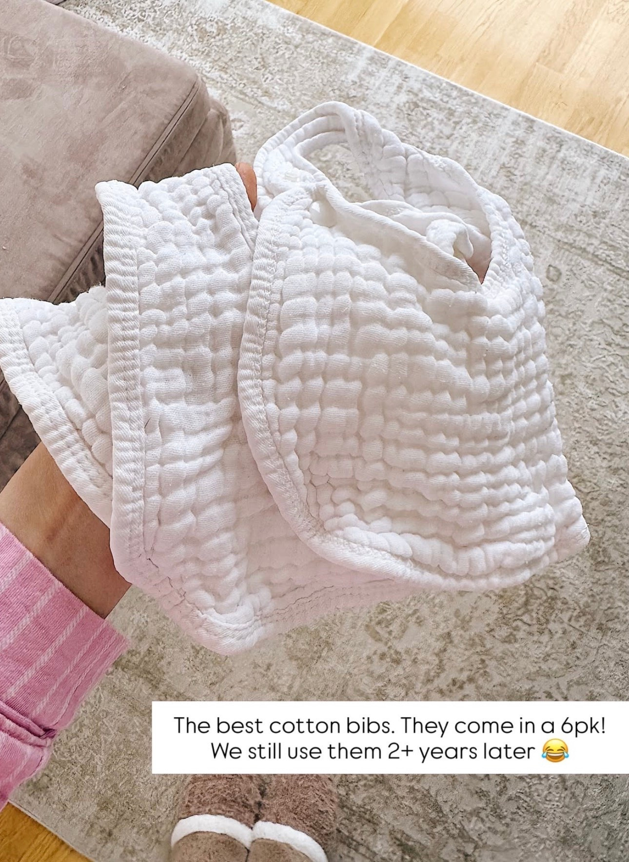 I tried dozens of bibs because my baby had reflux during her first 8 months - these cotton bibs are still, by far, the best for us because they clip on the side!

#LTKmomlife #LTKBaby #LTKKids