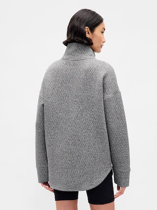 GapFit Quilted Jacquard Half-Zip Pullover | Gap (US)