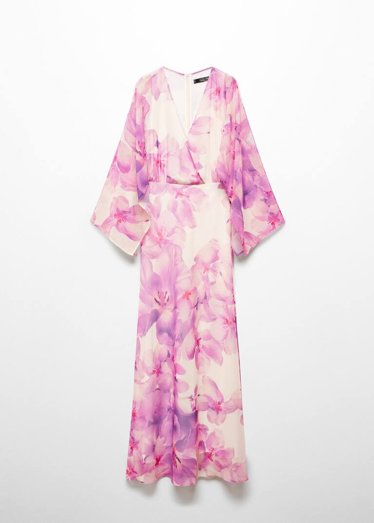 Asymmetric bow dress -  Women | Mango United Kingdom | MANGO (UK)