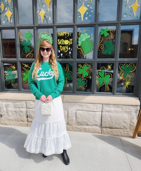 🍀The Luck Of The Irish🪙💚Happy Saint Patrick's Day; My Look For The Day😎#SaintPatricksDay #Holiday #NotIrish #Green #Lucky #CheyMuter #Blogger #OOTD 

