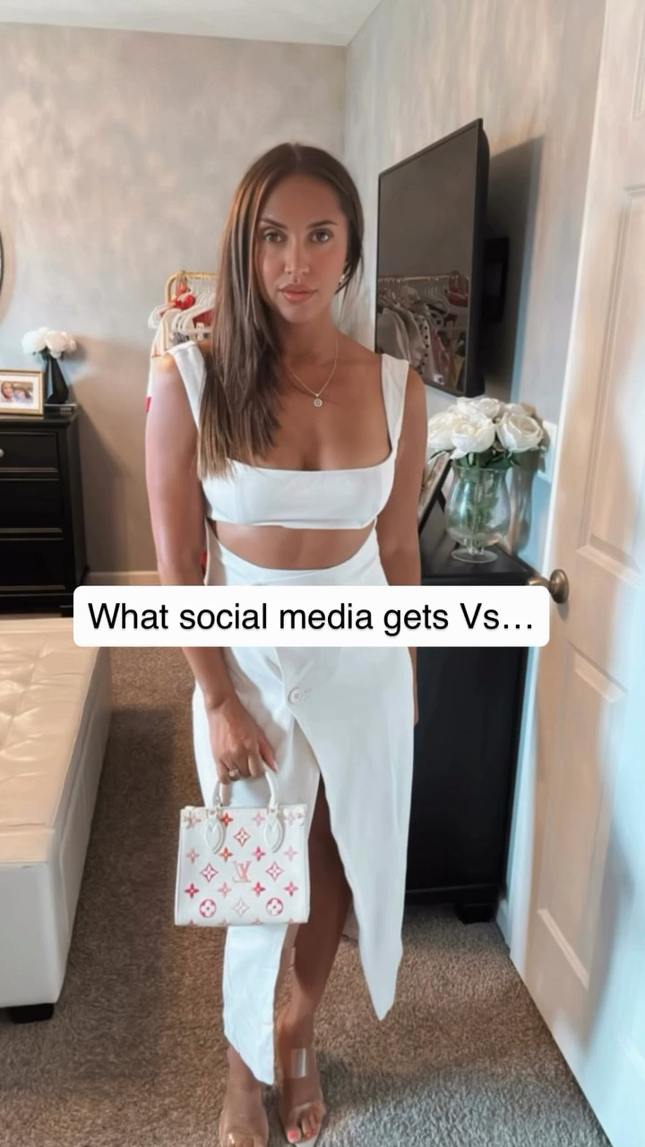Instagram gets the full glam, perfect lighting, holding one pose for 20 shots version.
My husband gets the oversized sweats, messy bun, and me asking where my phone is while it’s in my hand.
Real me is a blend of both 🤍
Take a look at my page to shop all of these looks ✨

#LTKOver40 #LTKdayinmylife #LTKootd