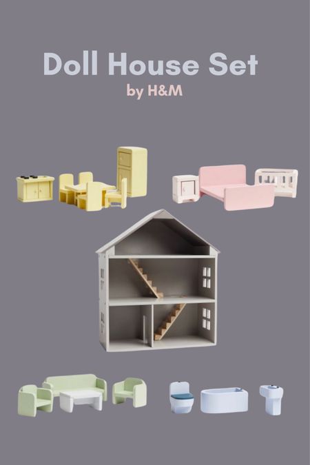 Affordable doll house and doll house accessories by H&M 

#LTKKids #LTKBaby #LTKGiftGuide