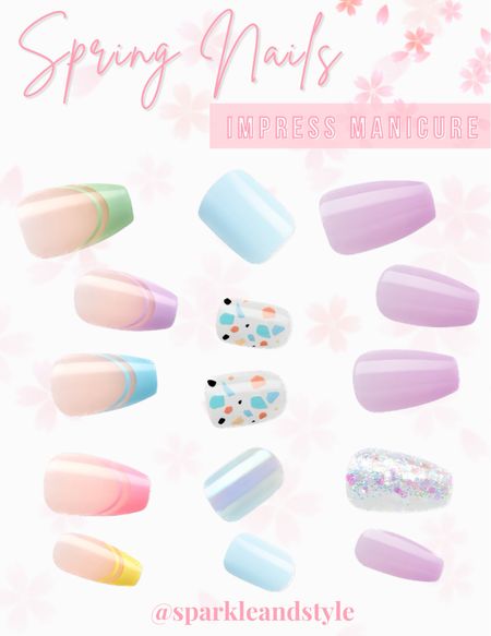 Adorable press on nails for the Spring! 💅🏼

pastel rainbow French tip nails, light blue and geometric design nails, light purple sparkly nails 

#LTKbeauty #LTKunder50 #LTKFind