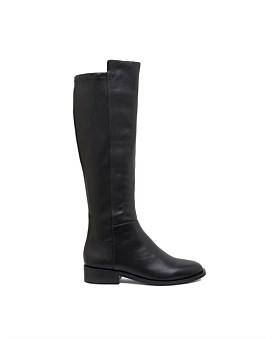 David Jones Jane Debster Kennedy Knee High Boot in Black Glove, Size 36 EU | David Jones (Australia & New Zealand)