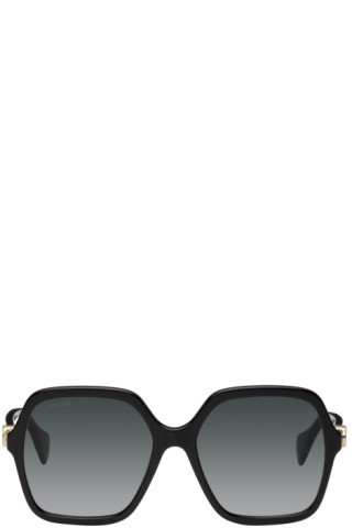 Black Oversized Sunglasses | SSENSE