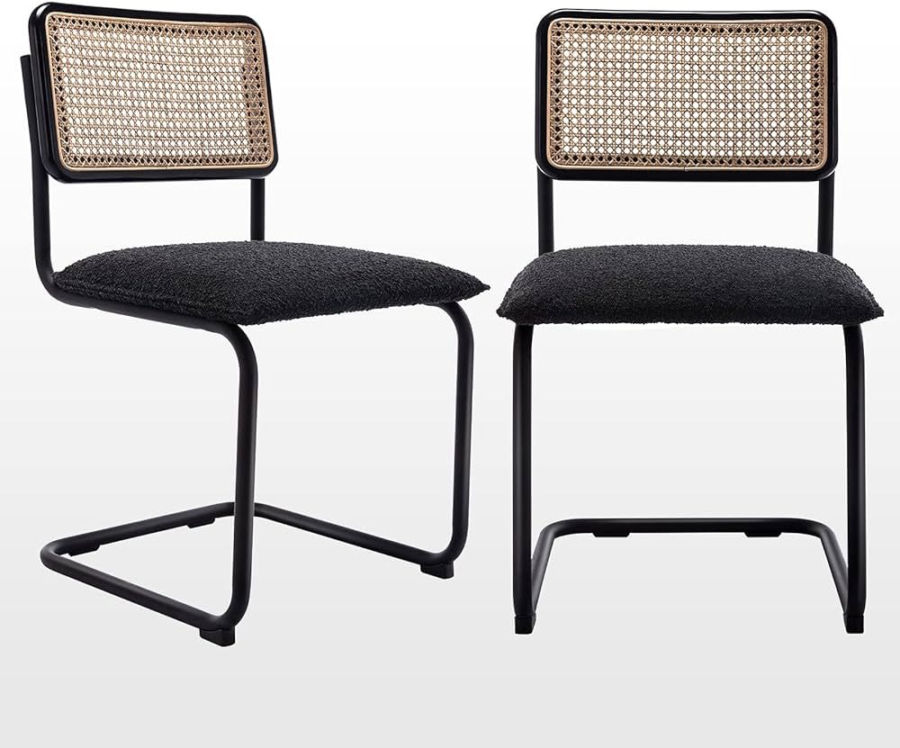 Zesthouse Mid Century Modern Dining Chairs Set of 2, Upholstered Boucle Living Room Kitchen Chair... | Amazon (US)