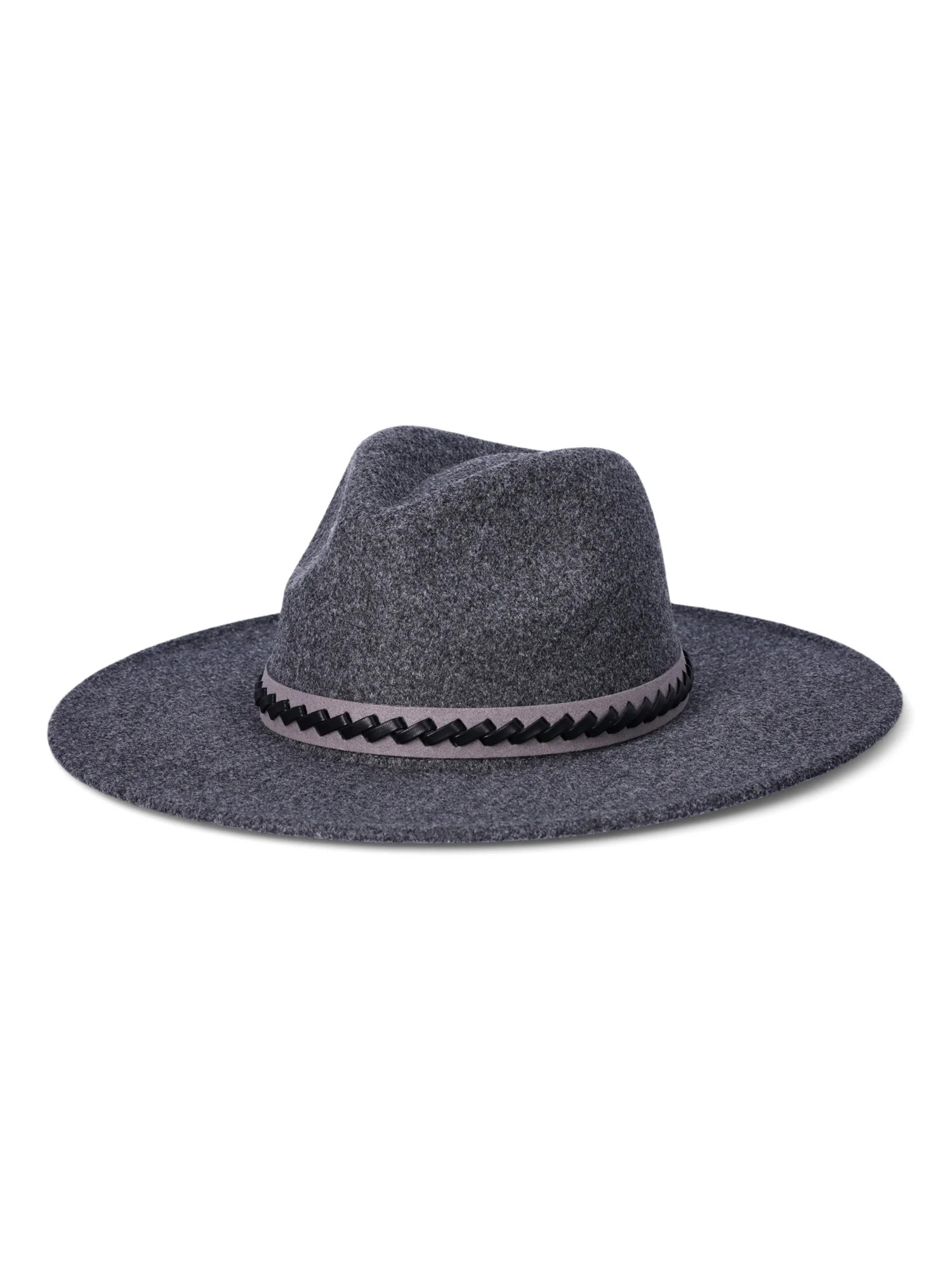 Time and Tru Women's Fedora with Band, Black | Walmart (US)