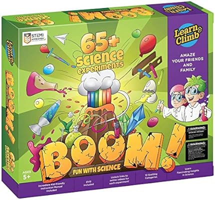 Learn & Climb Kids Science Kit - Over 60 Experiments, Fun with Science! | Amazon (US)