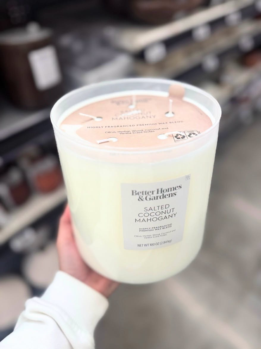 Huge 5-wick candles at Walmart

Large affordable candles Oversized scented candles Budget friendly home fragrance Long lasting three wick candles Cozy seasonal candle finds Luxury inspired home scents Extra large decorative candles Affordable jar candle collection Elegant living room accessories Best smelling candles for home

#LTKSeasonal #LTKHome #LTKSaleAlert