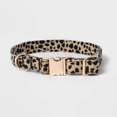 Animal Print with Buckle Branding Dog Collar - Boots & Barkley™ | Target