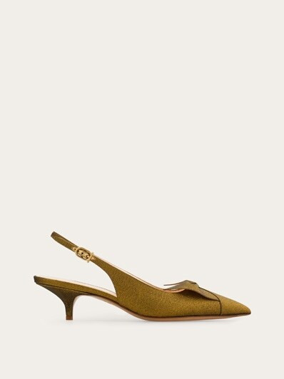 Soft bow slingback pump | Ferragamo