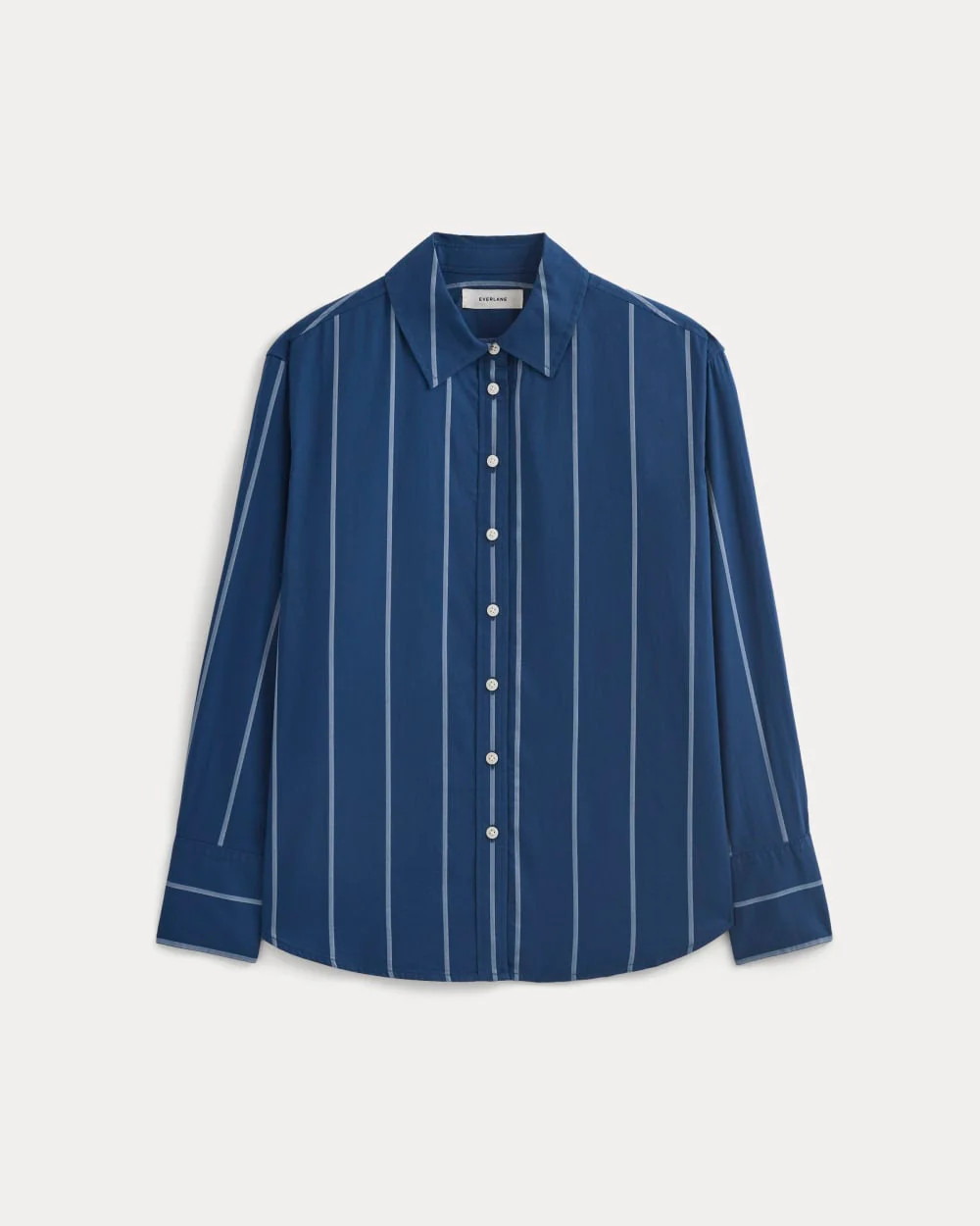 Everyday Shirt in Silky Cotton | Estate Blue/Open Air/White | Everlane