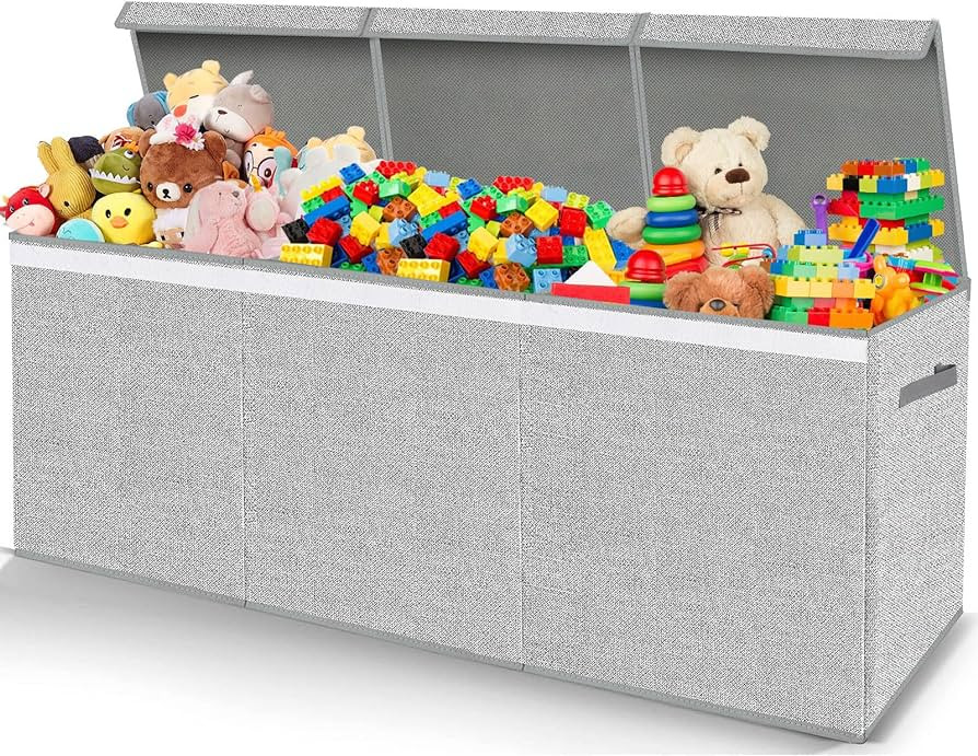 Pantryily Extra Large Toy Box for Girls Boys - Collapsible Kids Toy Chest Boxes Organizers and St... | Amazon (US)