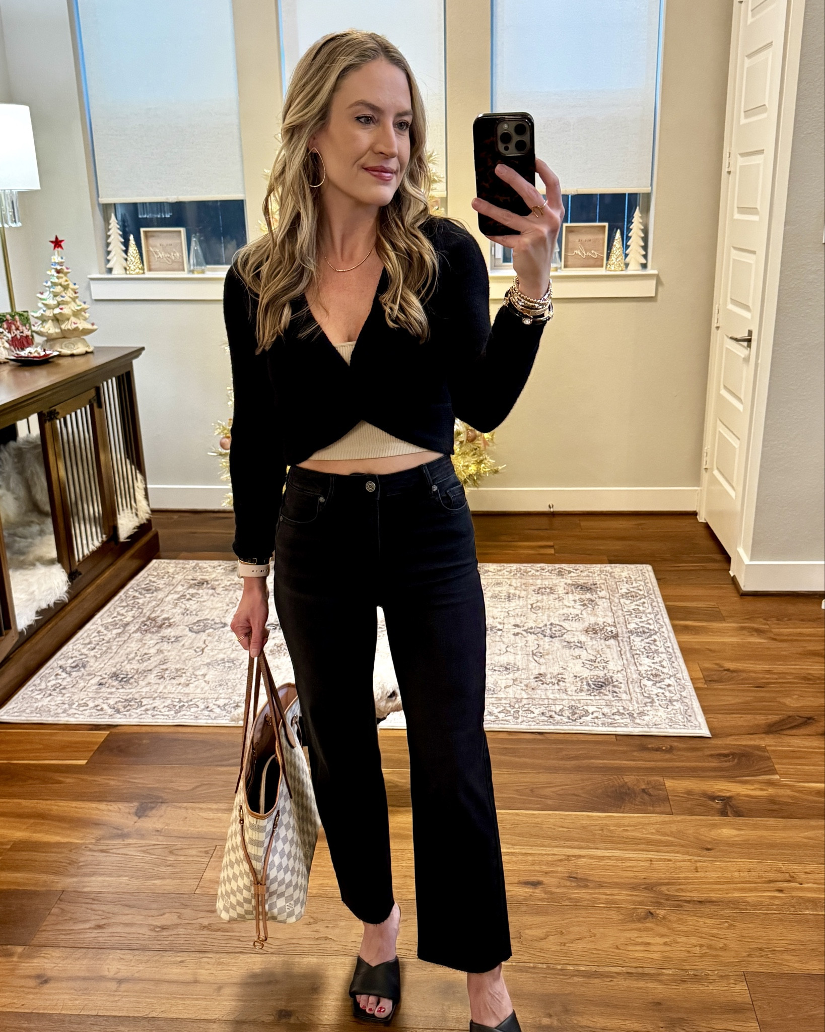 Fall Outfit 🍂

This cropped sweater is soft and so cute! I have it in two colors. You can wear it with or without something underneath. It’s on clearance 50% off. 

These jeans are so comfortable and stretchy! I sized down one. I probably would have been fine in my regular size in the waist but live the fit everywhere. Use code NOV30 for 30% off site wide at Vici. 

#everypiecefits

Fall style
Black denim
Cropped denim
Ankle pants 
Straight leg
High rise 
Cropped sweater 
Thanksgiving outfit 

#LTKOver40 #LTKootd #LTKSaleAlert