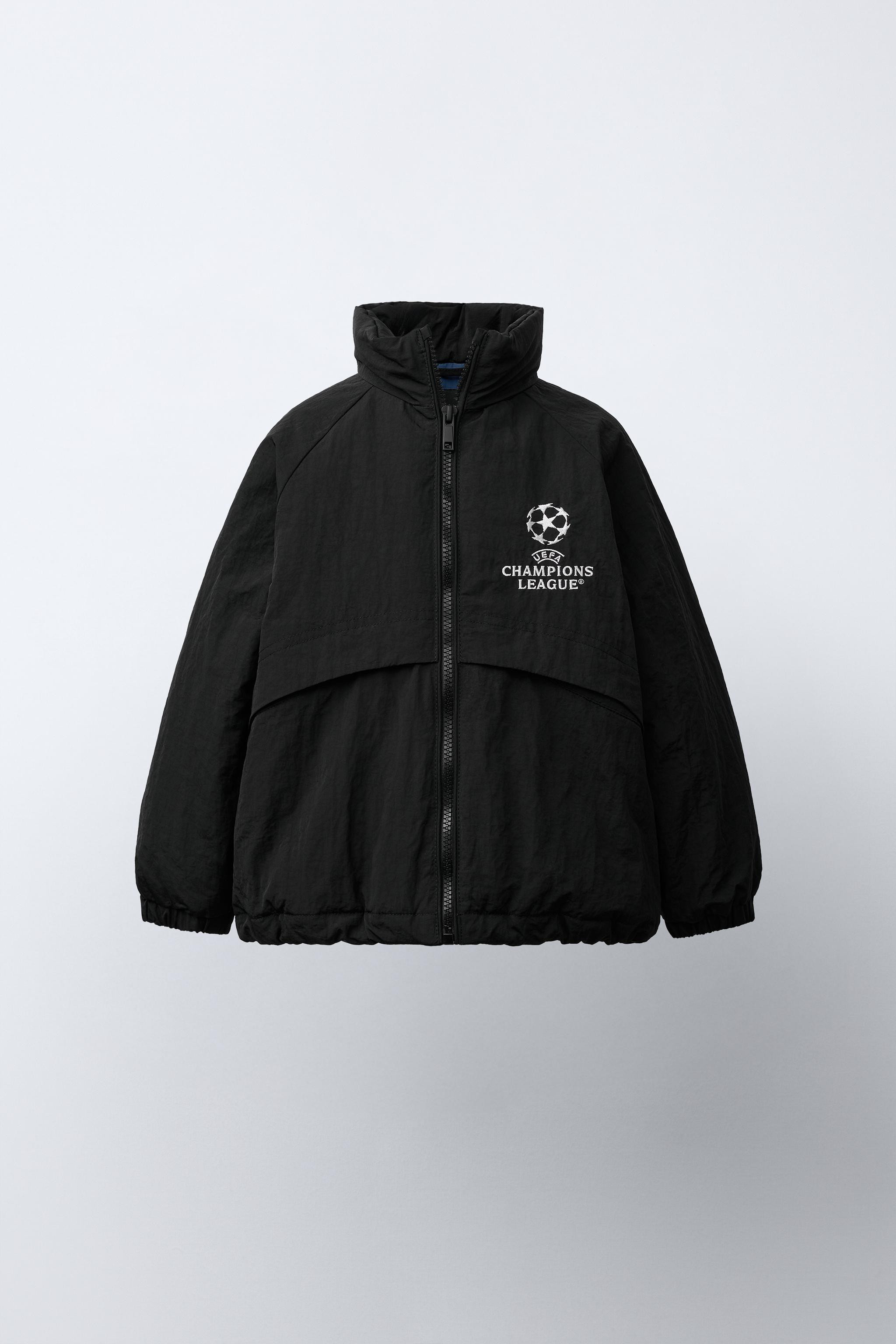 WASSERABWEISENDE JACKE MIT VERSTECKTER KAPUZE UEFA CHAMPIONS LEAGUE ® | Zara DE