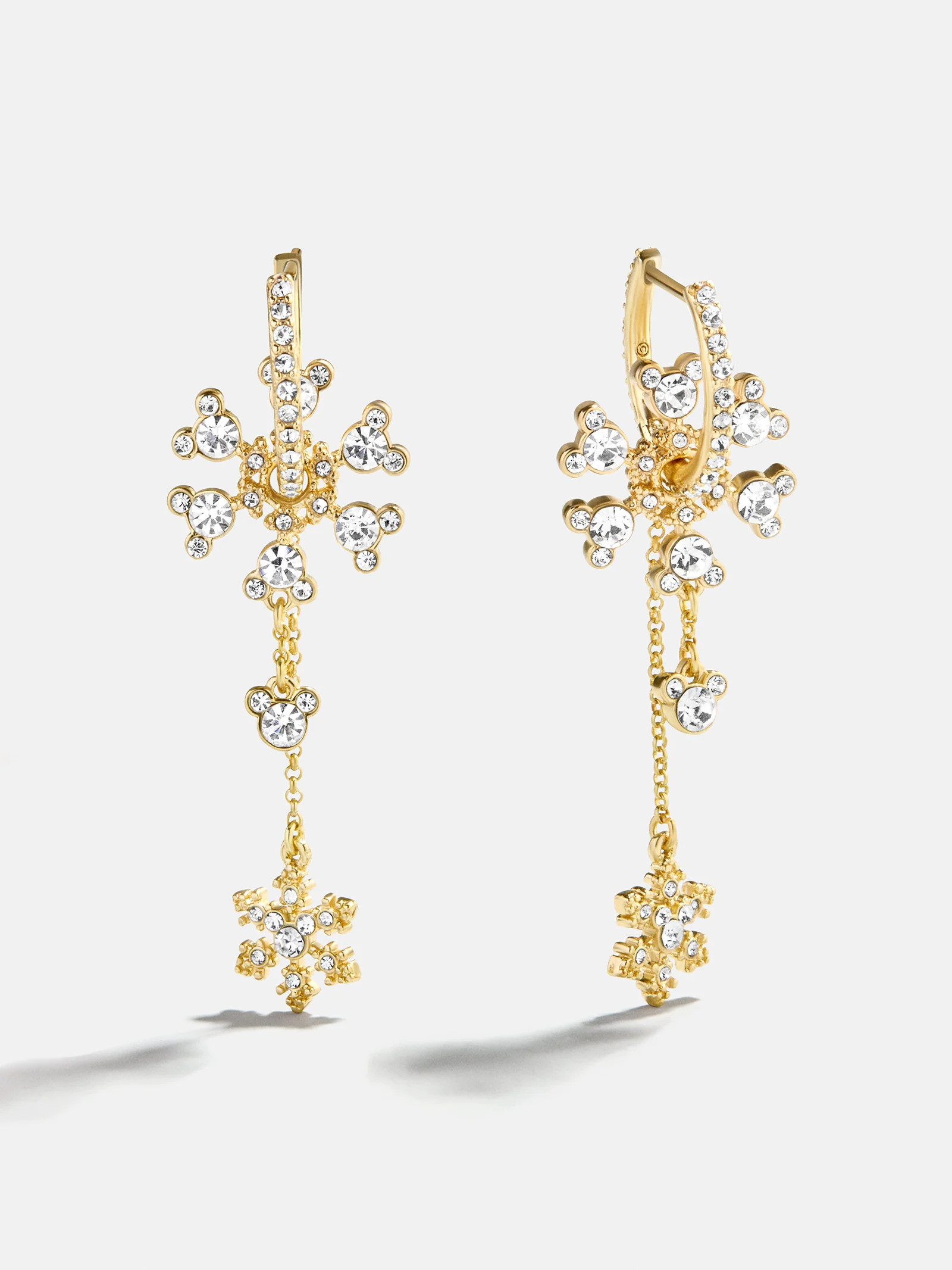 Disney Mickey Mouse Snowfall Statement Earrings - Snowflake | BaubleBar