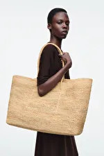 WOVEN TOTE BAG - RAFFIA | COS (US)