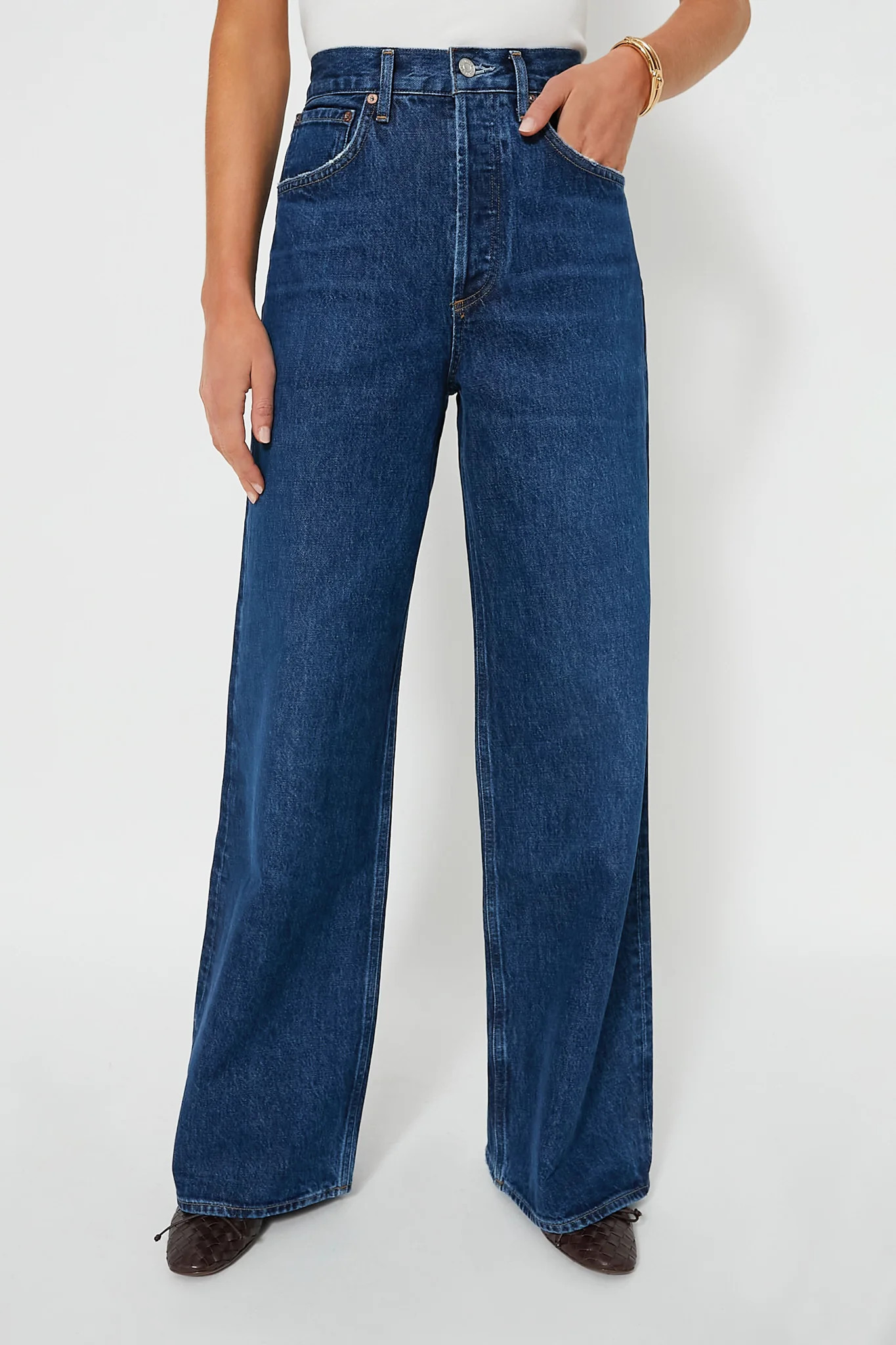 Enamour High Rise Wide Leg Dame Jean | Tuckernuck (US)