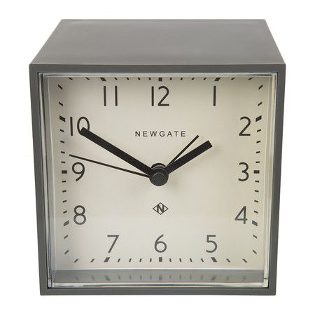 Cubic Alarm Clock - Gravity Gray - White Dial | Amara (UK)