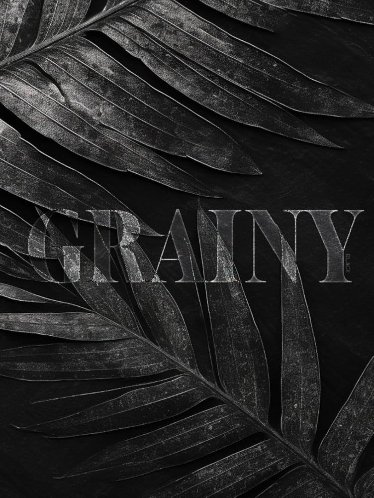 Grainy Black: Minimalist And Stylish Coffee Table Centerpiece, Aesthetic Monochrome Interior, Ove... | Amazon (US)