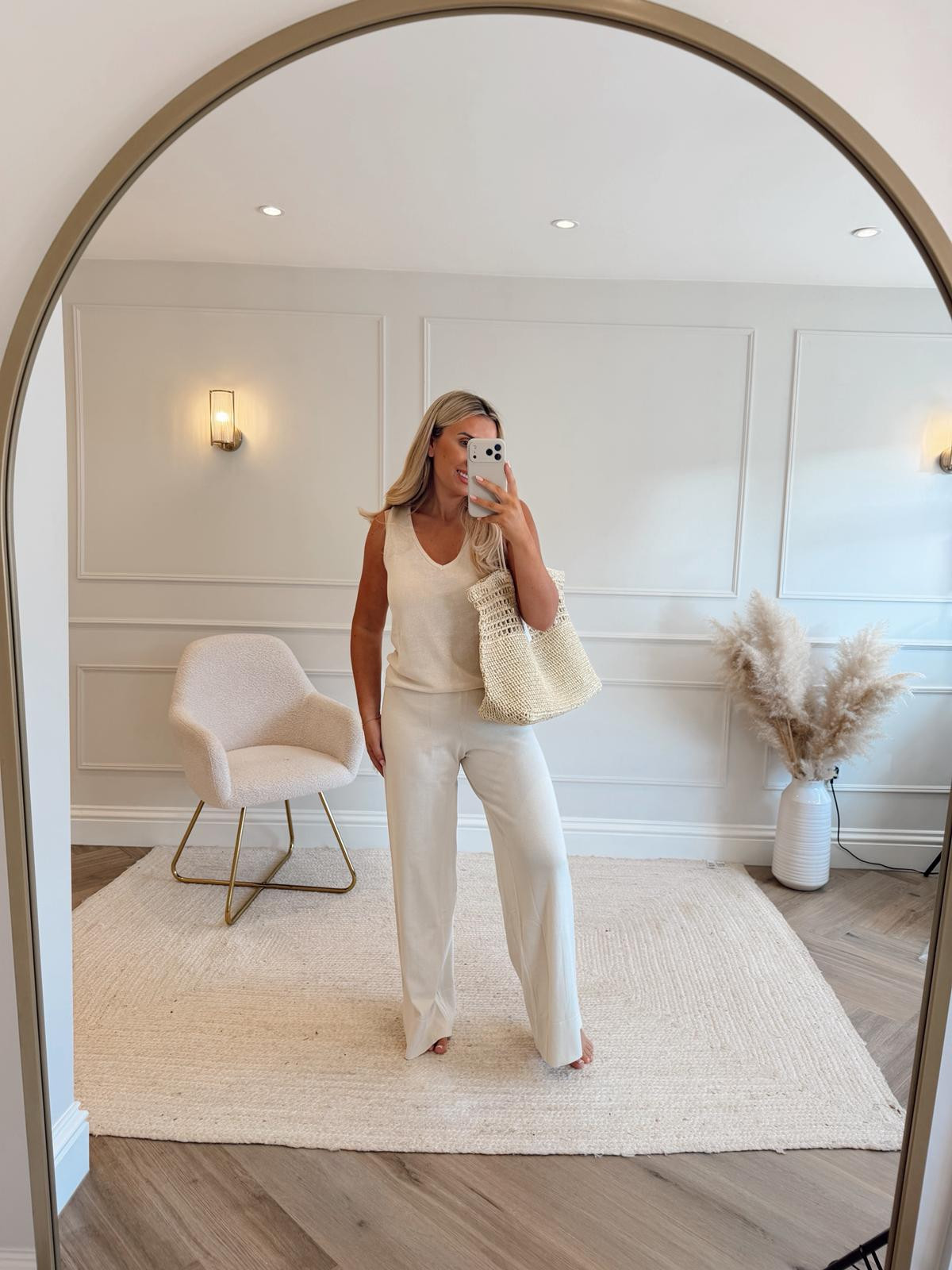 Cream Knit Co-ord which is perfect for travelling in! 

Travel Outfit, Elegant Loungewear, Chic Airport Outfit, Capsule Wardrobe Staple, Easy Outfit, Beach Bag  

 #LTKuk #LTKsummer #LTKeurope