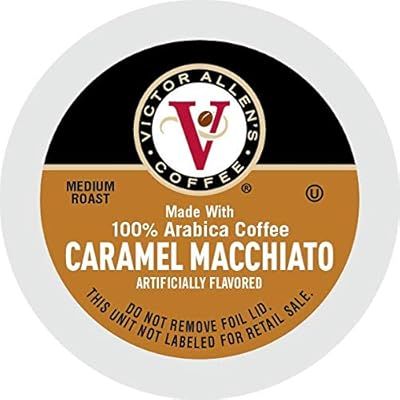 Victor Allen Coffee, Caramel Macchiato Single Serve K-cup, 80 Count (Compatible with 2.0 Keurig B... | Amazon (US)