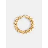Free Assembly Women's Goldtone Chunky Link Bracelet, 7.5" + .5" Clasp | Walmart (US)