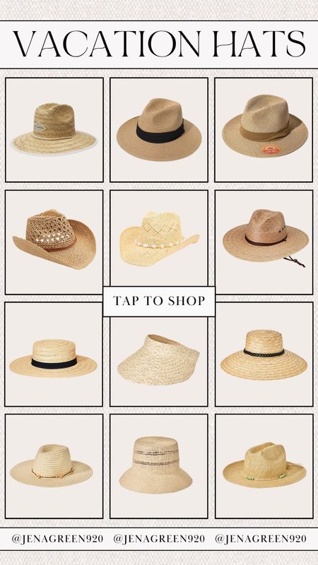 Vacation Hats | Target Hats | Amazon Hats | Straw Hats | Resort Wear | Beach Vacation

#LTKfindsunder100 #LTKstyletip #LTKfindsunder50