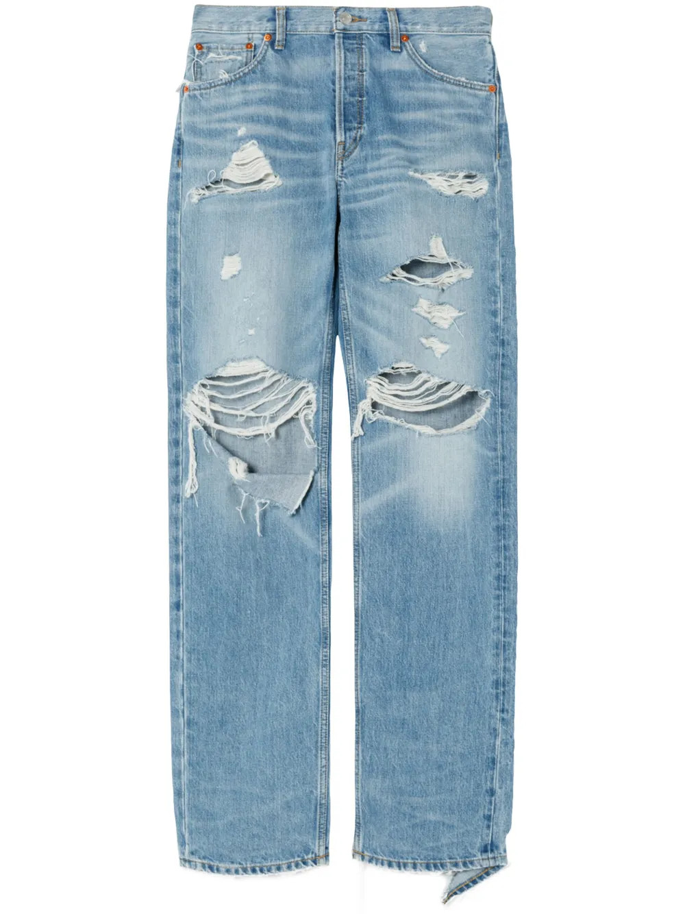 loose-fit ripped jeans | Farfetch Global