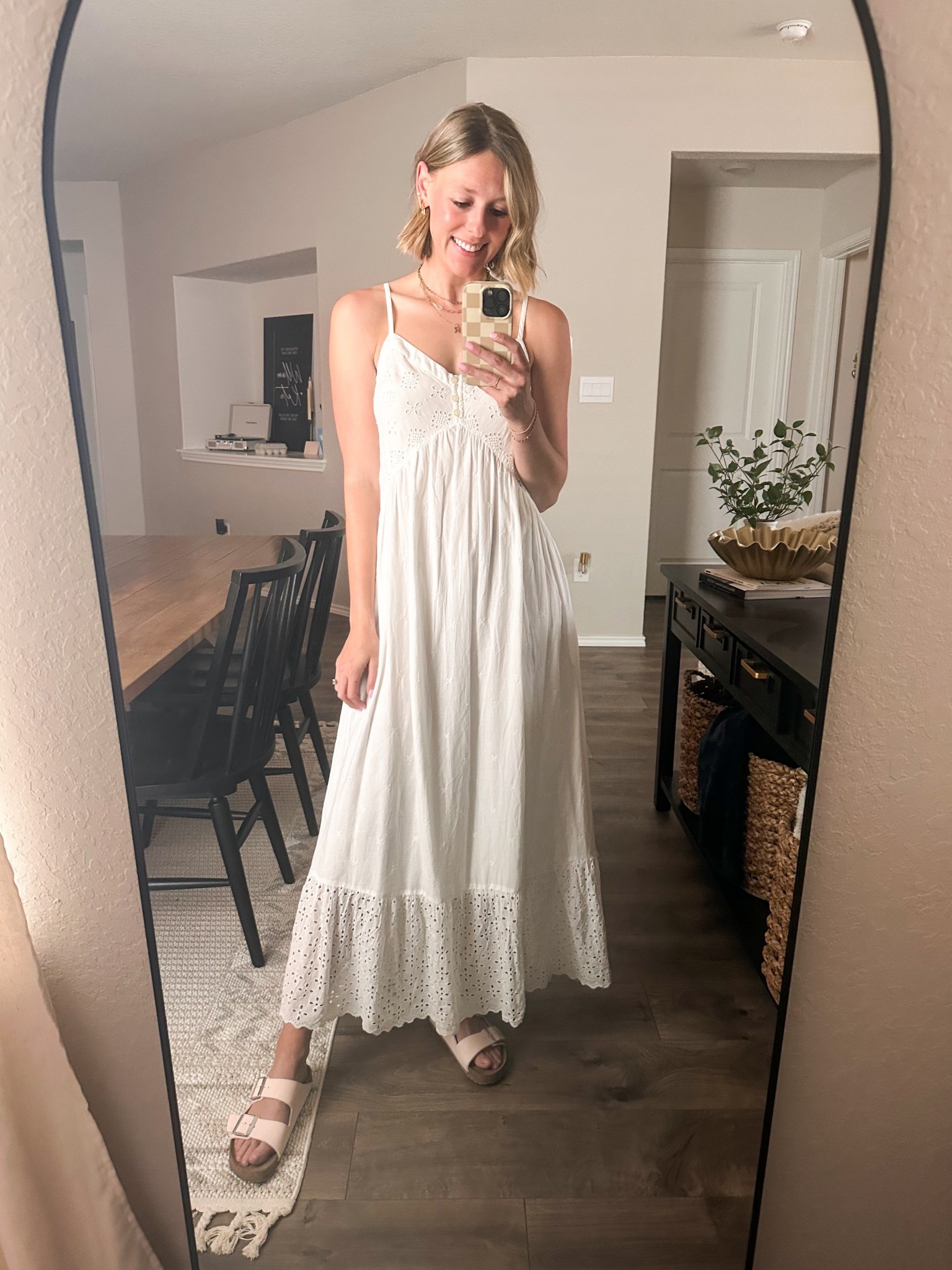 the sweetest white eyelet dress for summer 🤍🌾

#LTKStyleTip #LTKFindsUnder50 #LTKSeasonal